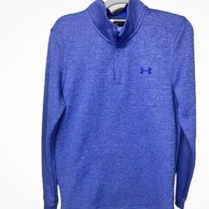 NWT Under Armour Royal Storm Fleece Quarter-Zip